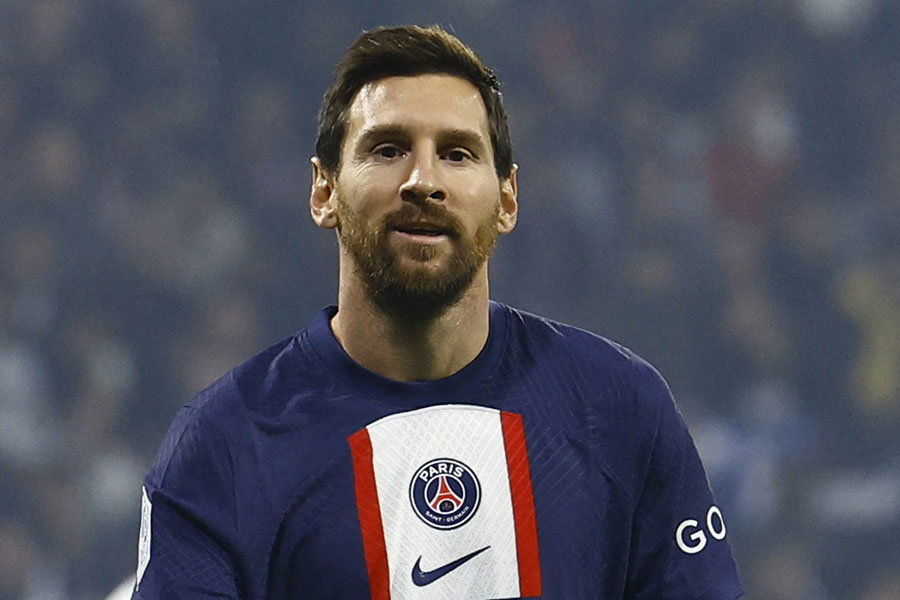 PSGリオネル・メッシ【写真：ロイター】