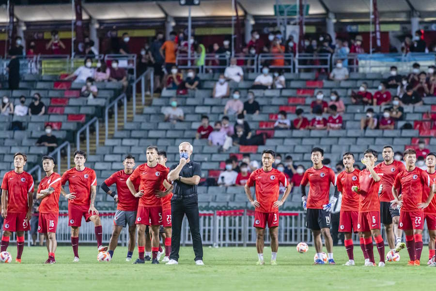 日本に0-4で敗れたU-24香港代表(写真は昨年のもの)【写真:Getty Images】