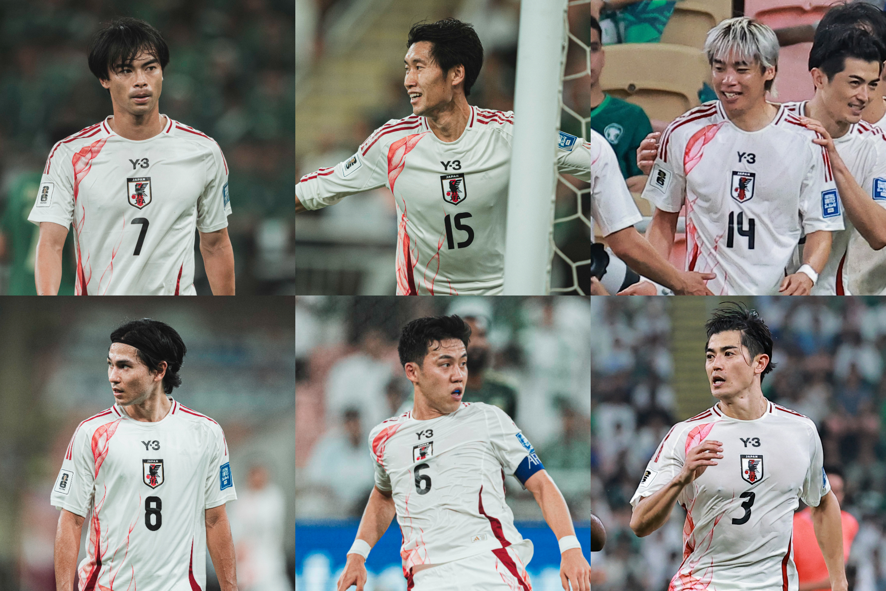 サウジアラビア戦に出場した16選手を査定【写真:岩本太成 & ロイター】