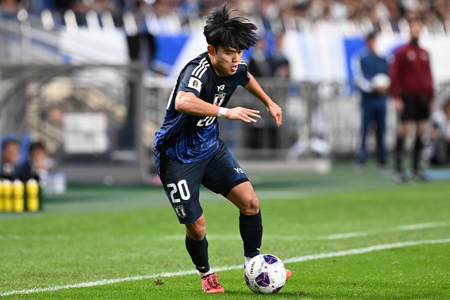 太田宏介氏が久保建英のプレーを称賛【写真:徳原隆元】