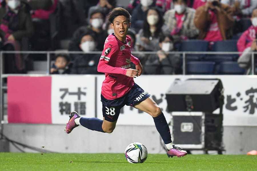 C大阪でプレーするMF北野颯太【写真：Getty  Images】