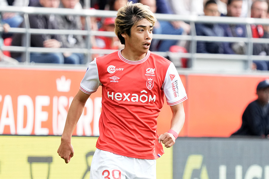 決勝ゴールを決めた伊東純也【写真:Getty Images】