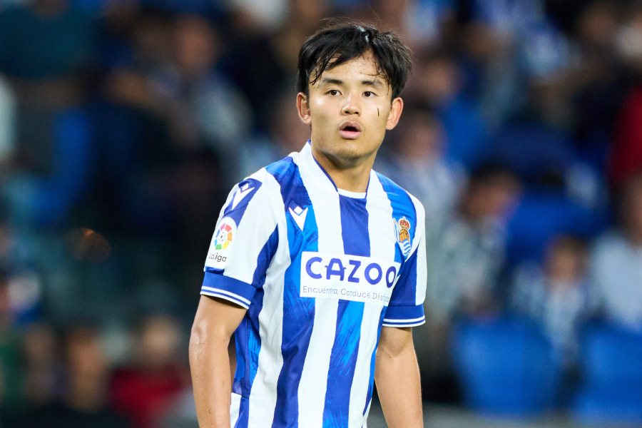 ソシエダMF久保建英【写真：Getty Images】