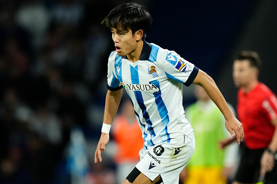 バルセロナ相手に奮闘した久保建英【写真:Getty Images】