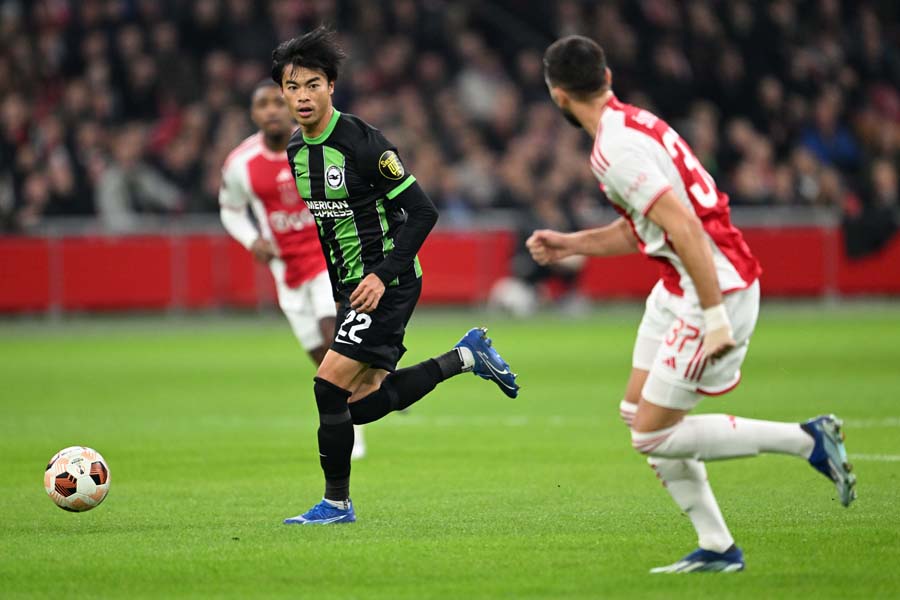 三笘薫が所属するブライトン【写真：徳原隆元】