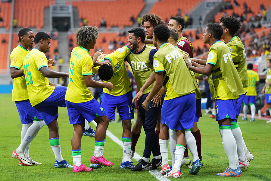 U-17ブラジル代表がニューカレドニアに9-0で勝利【写真：Getty Images】