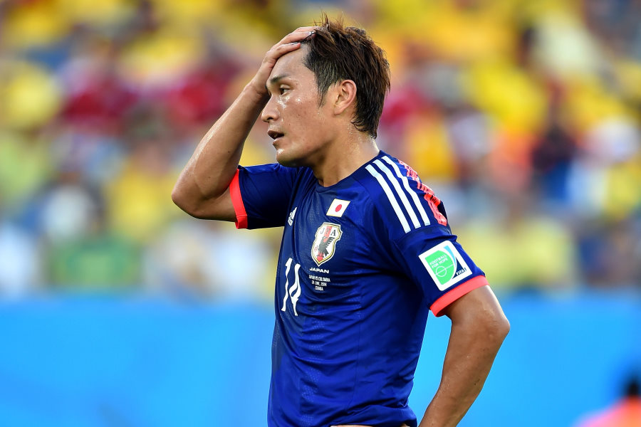 2014年のブラジルW杯で自身初の舞台に立った青山敏弘青山敏弘【写真：Getty Images】