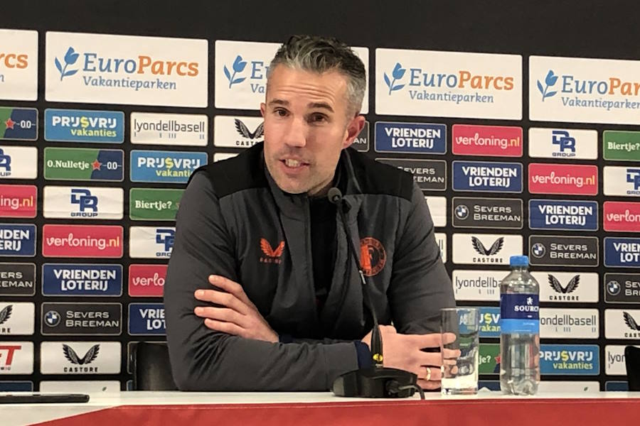 フェイエノールトで共闘した元同国代表FWロビン・ファン・ペルシー氏【写真：中田 徹】