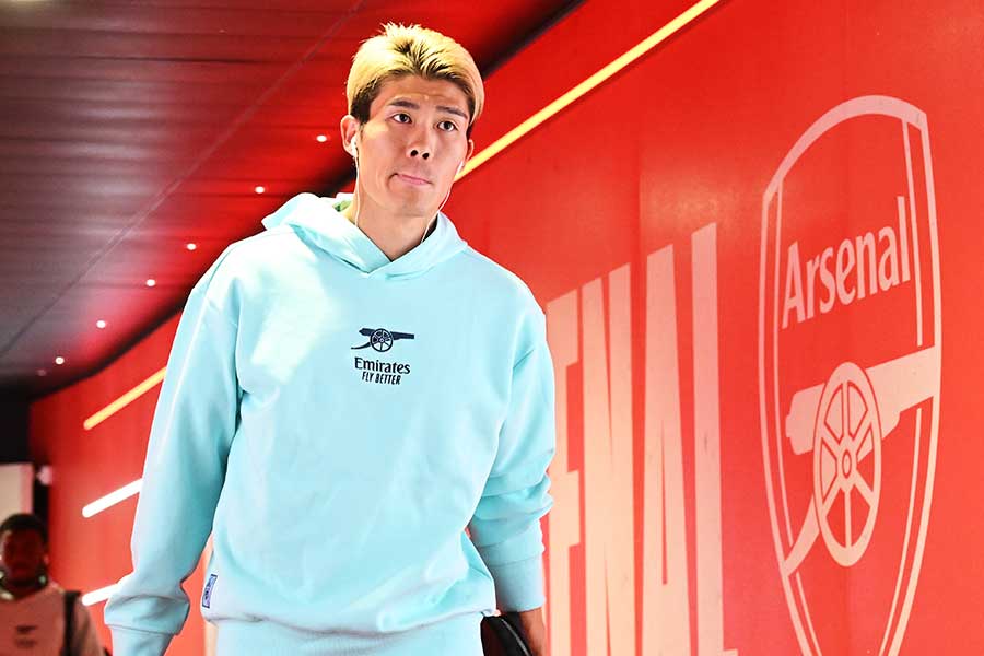 アーセナルの冨安健洋【写真:Getty Images】