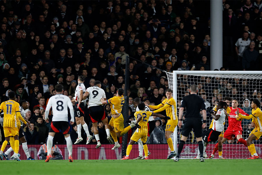ブライトンはフルハム相手に3失点を喰らった【写真:ロイター】