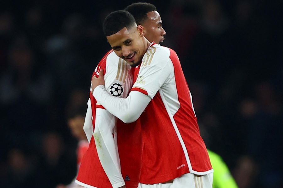 アーセナルでプレーするウィリアムズ・サリバ【写真:ロイター】