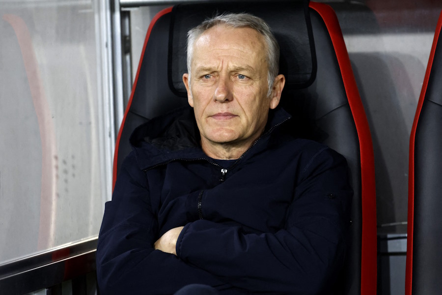 フライブルクのクリスティアン・シュトライヒ監督【写真：ロイター】