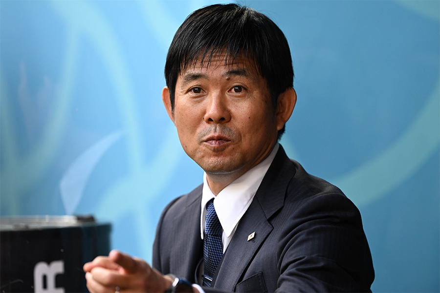 高倉監督は森保監督を「自分の確固たるサッカー観がある」と評する【写真：徳原隆元】