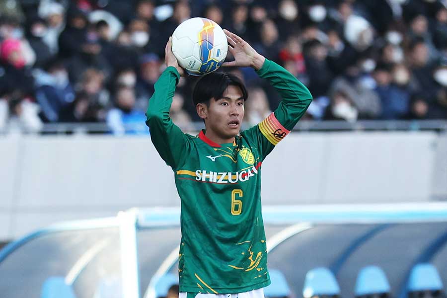 静岡学園の野田裕人【写真:FOOTBALL ZONE編集部】
