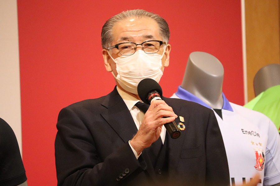 浦和レッズの立花洋一代表【写真：轡田哲朗】