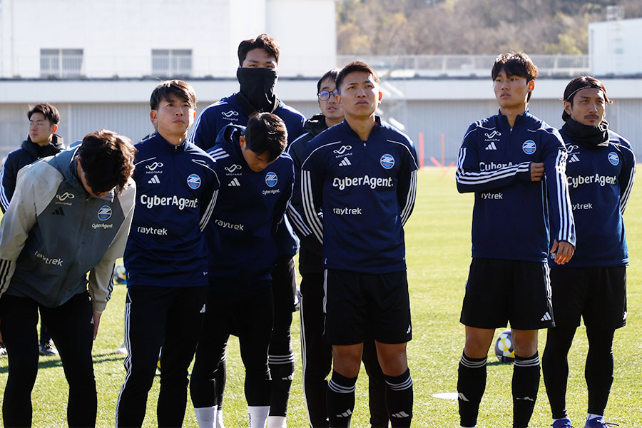 新コーチの就任で町田のトレーニングに変化?【写真:FOOTBALL ZONE編集部】