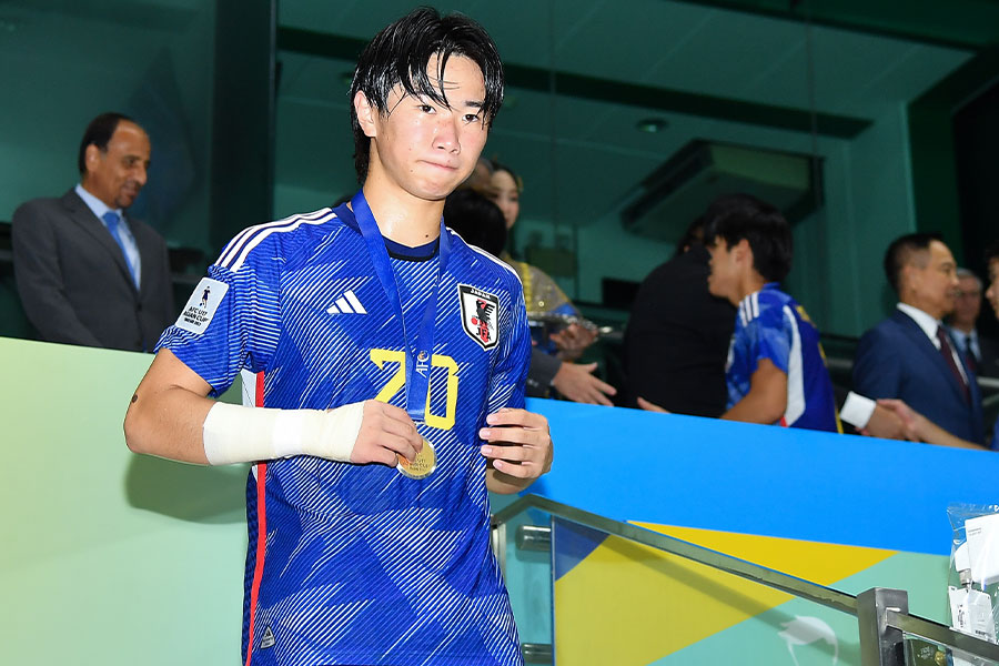 川村楽人がシーズン開幕に向けてアピール（写真はU-17アジア杯）【写真：Getty Images】