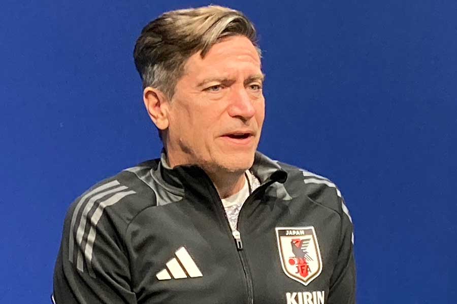 なでしこジャパンのニルス・ニールセン【写真:轡田哲朗】