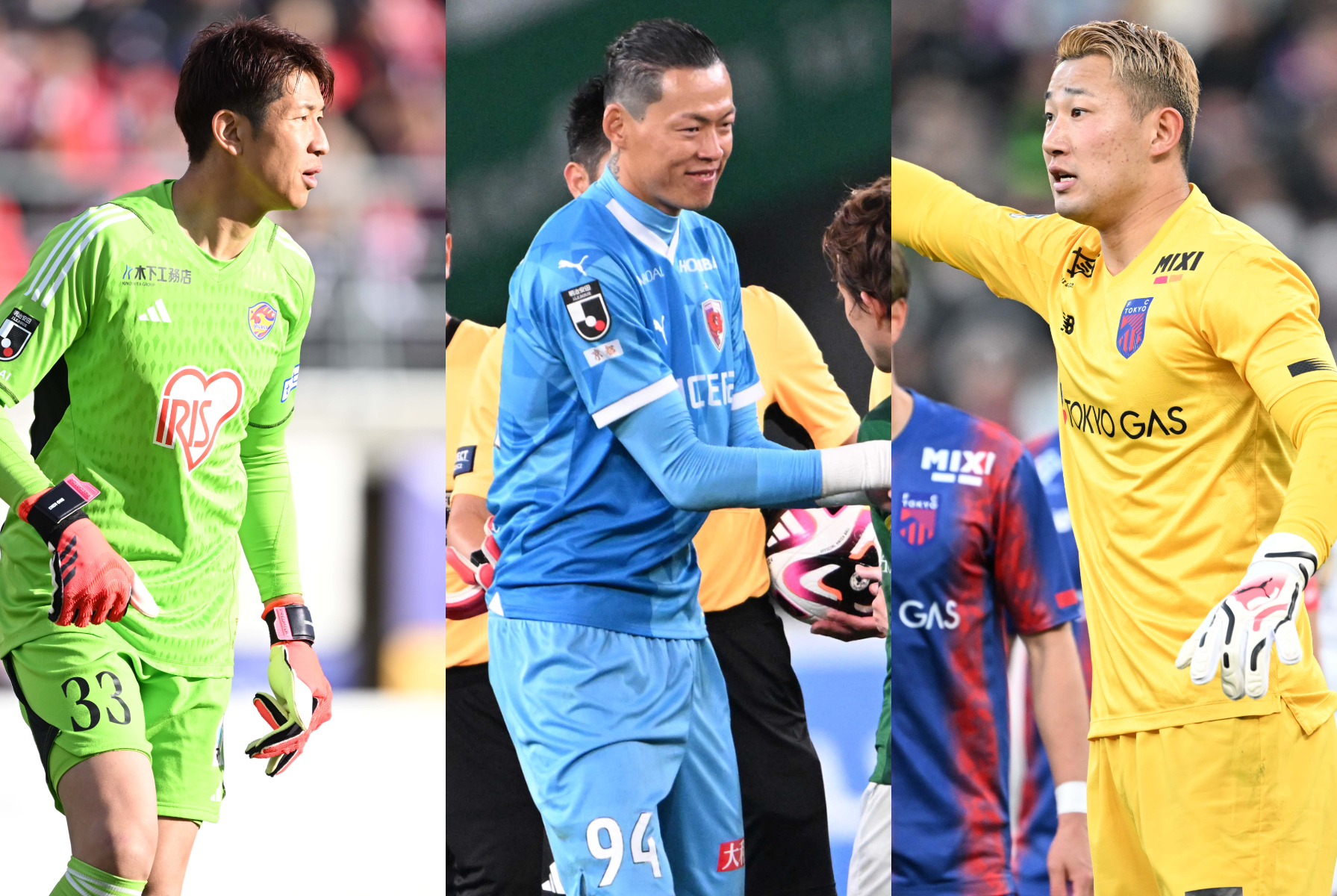 GKの選手たちが数多くランクインした【写真:徳原隆元】