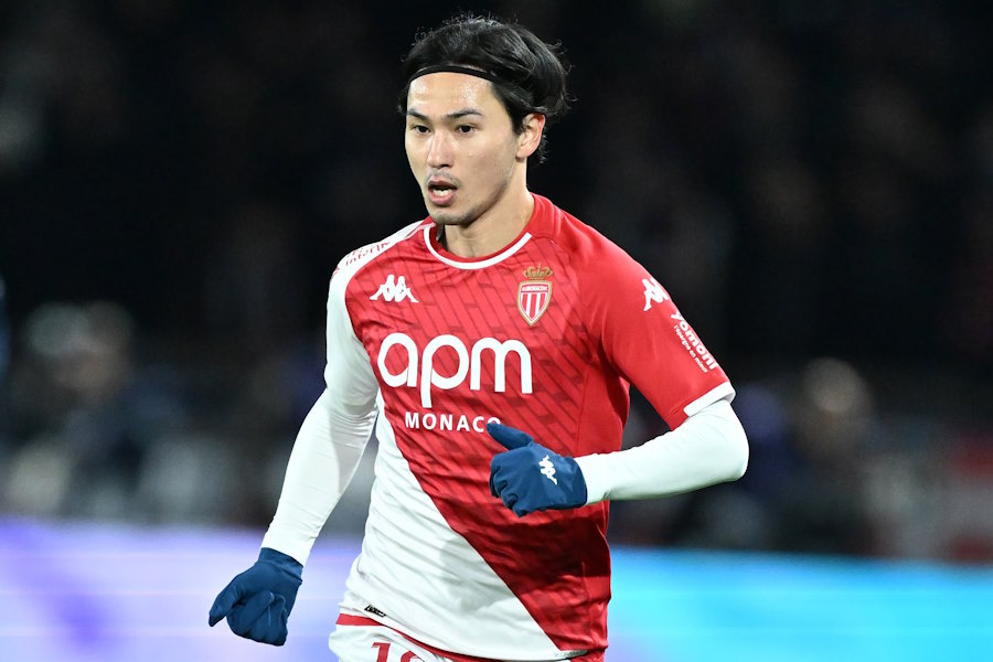 モナコに所属する日本代表の南野拓実【写真：Getty Images】