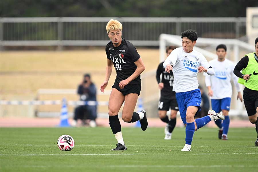 徳島とトレーニングマッチを行った鹿島【写真：徳原隆元】