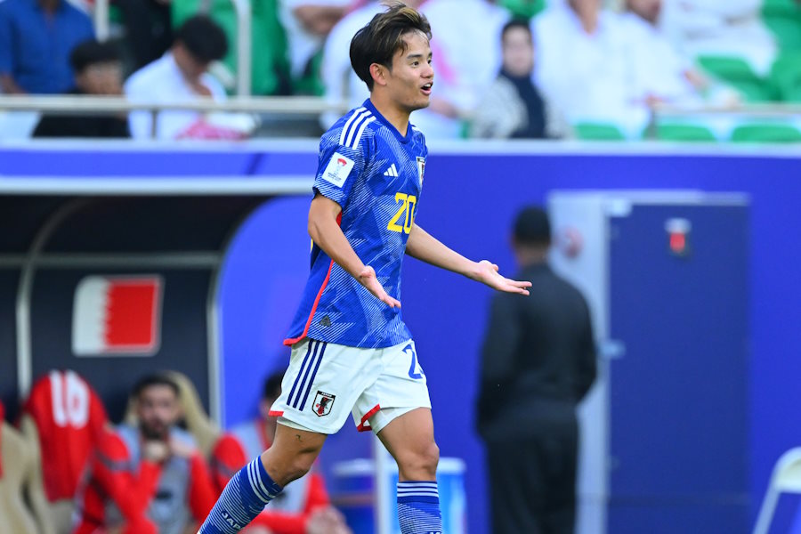 日本の久保建英【写真：2024 Asian Football Confederation （AFC）】