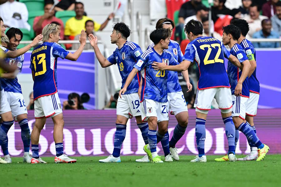 堂安律が試合中に見せた振る舞いに注目【写真：2024 Asian Football Confederation （AFC）】