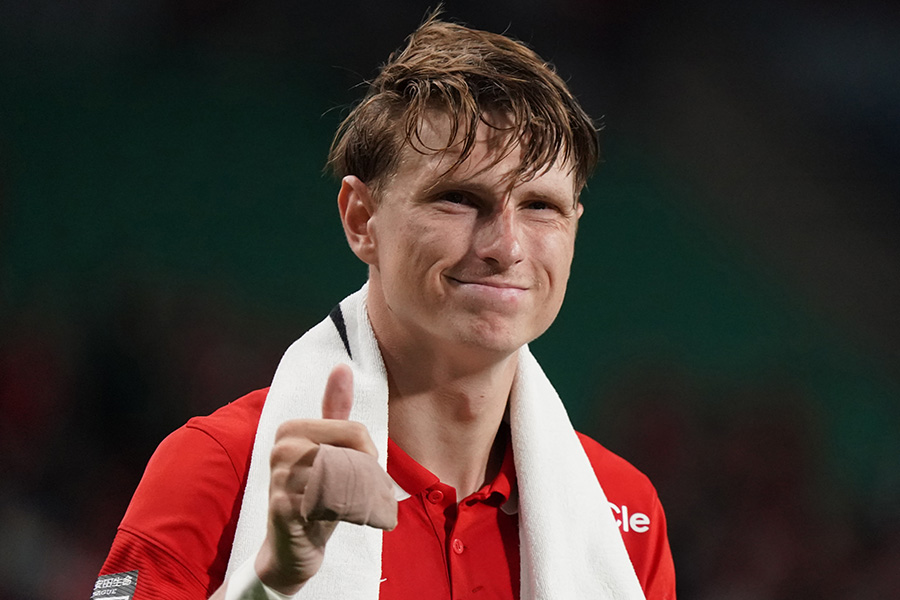 今季から名古屋でプレーするFWキャスパー・ユンカー【写真:Getty Images】