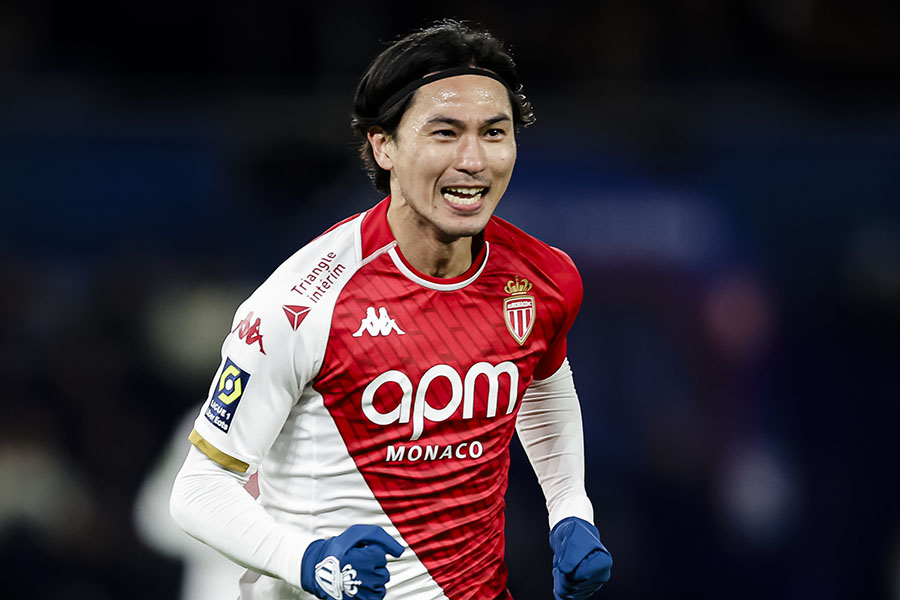 モナコでプレーする南野拓実【写真：Getty Images】