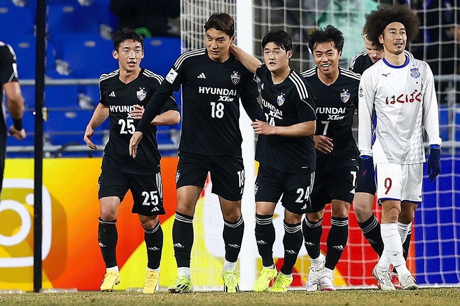 蔚山現代が甲府に3-0で快勝【写真：2024 Asian Football Confederation (AFC)】