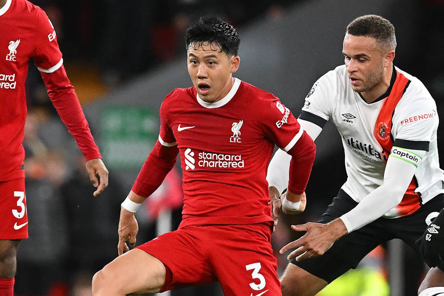 リバプールの遠藤航【写真:Getty Images】