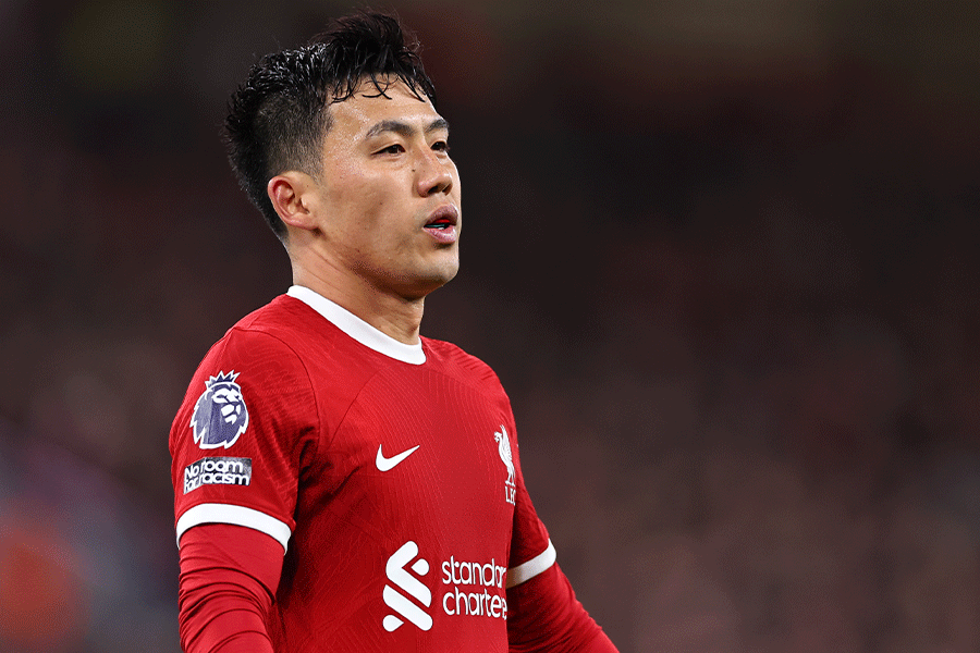 ルートン戦に出場した遠藤航【写真：Getty Images】