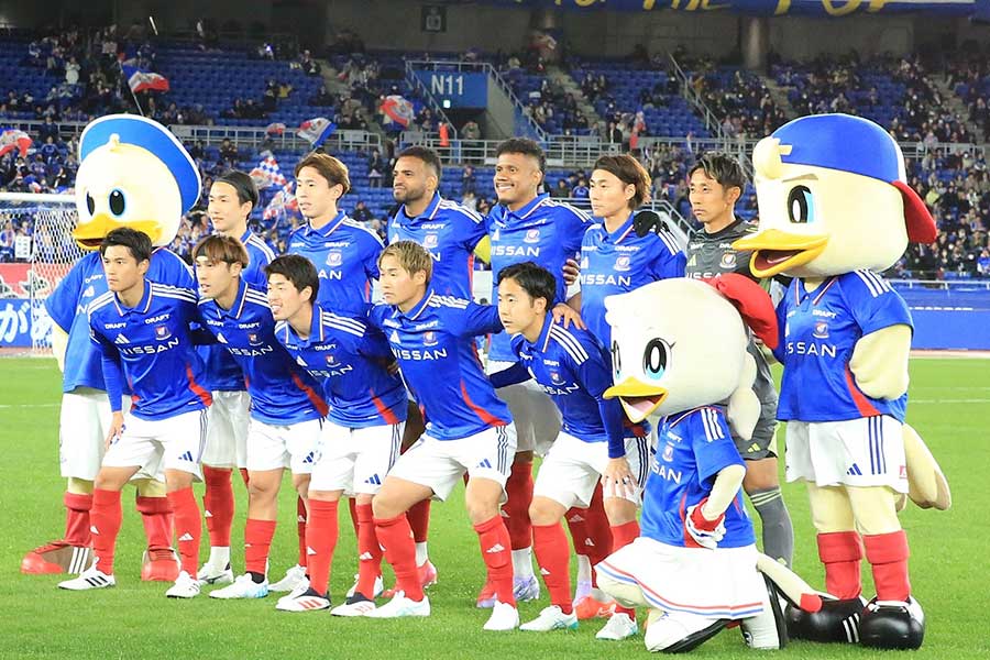 ダービーをスコアレスドローで終えた横浜F・マリノス【写真:Noriko NAGANO】