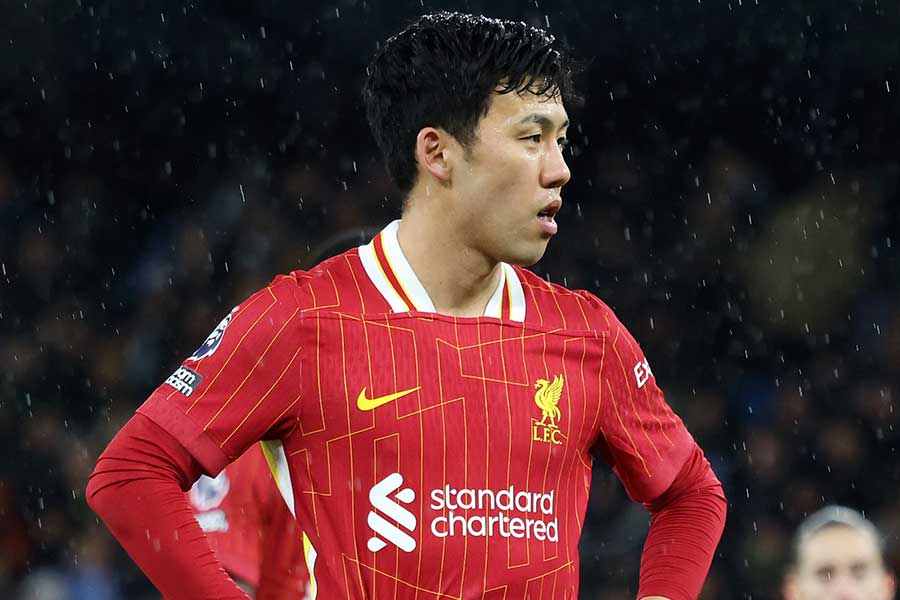 リバプールの遠藤航【写真:Getty Images】