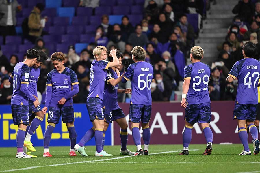 広島のパス本数と成功数を示したマップが話題【写真:2025 Asian Football Confederation (AFC)】