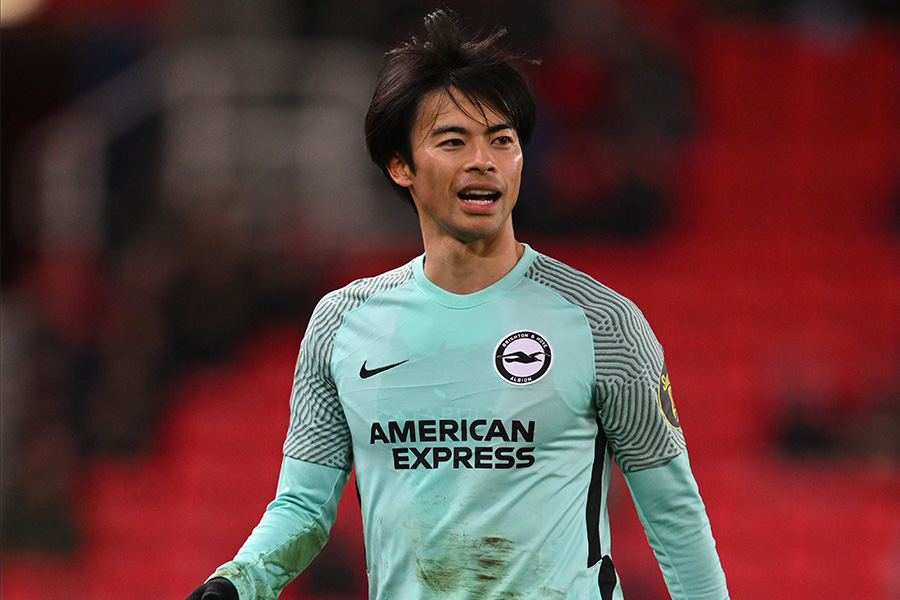 ブライトンで評価を高めている三笘薫【写真：Getty Images】