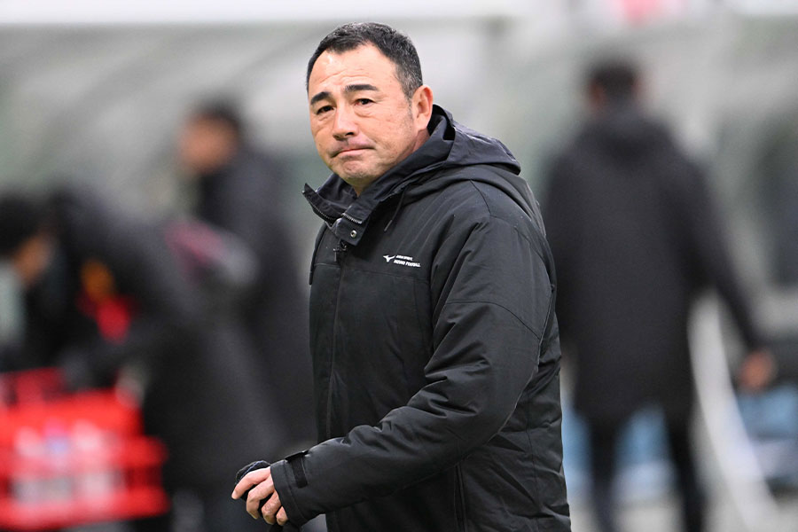 名古屋の長谷川健太監督【写真:徳原隆元】