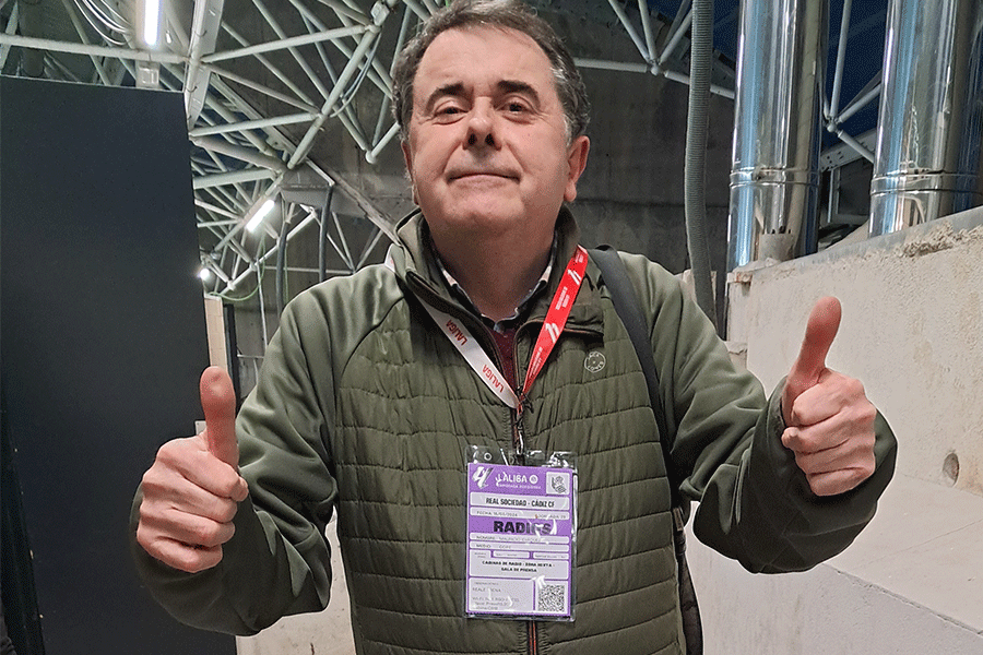 久保建英について語ったスペインラジオ局「カデナ・コペ」のマウリシオ・イディアケス記者【写真：高橋智行】