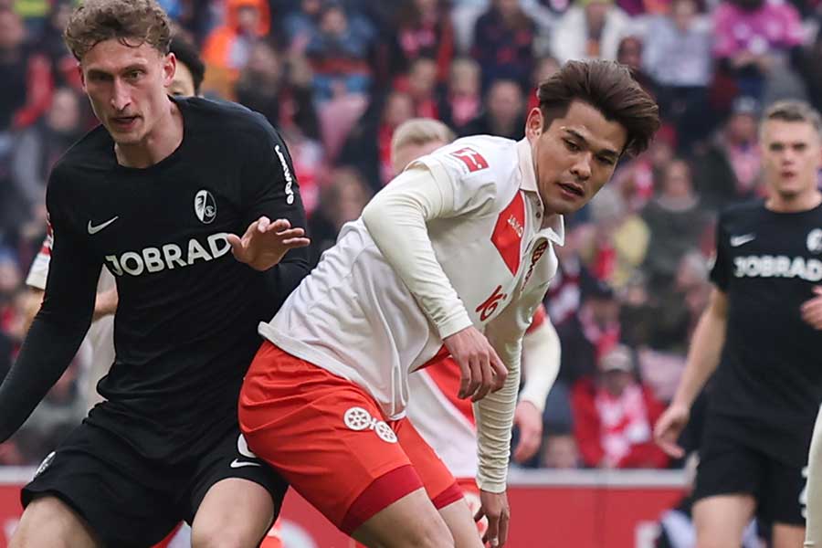 マインツの佐野海舟【写真:Getty Images】