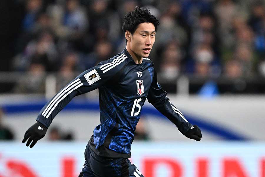 日本代表の鎌田大地【写真：徳原隆元】