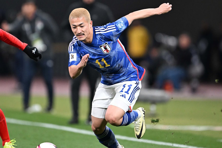 日本代表の前田大然【写真:徳原隆元】