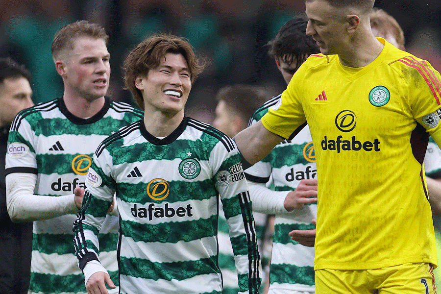 セルティックで活躍する古橋亨梧【写真：ロイター】