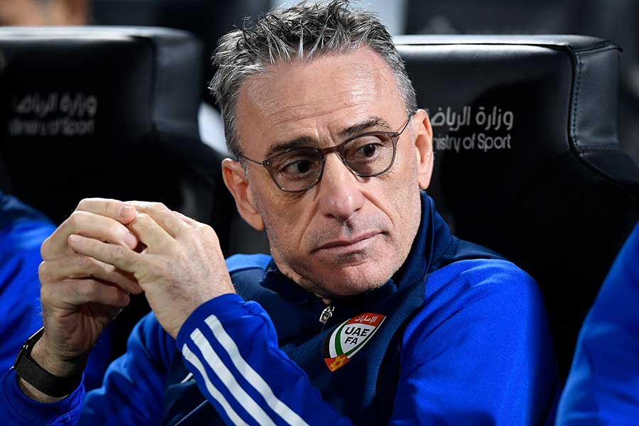 UAE代表監督を解任されたパウロ・ベント氏【写真：ロイター】