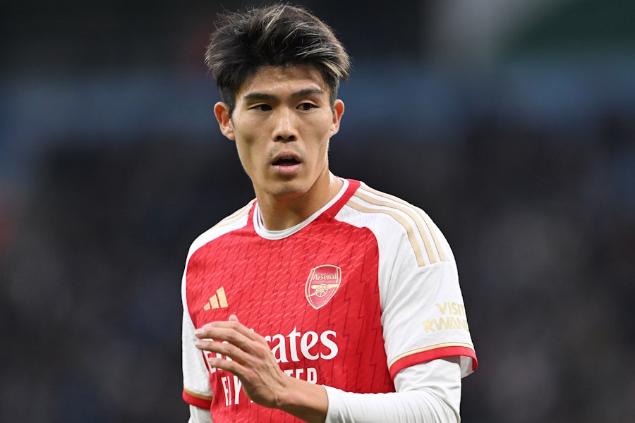 アーセナルの冨安健洋【写真：Getty Images】