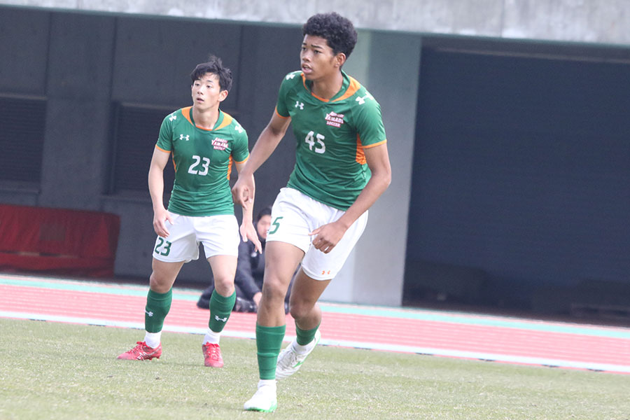 青森山田の三國ケースマンエブス【写真:FOOTBALL ZONE編集部 】