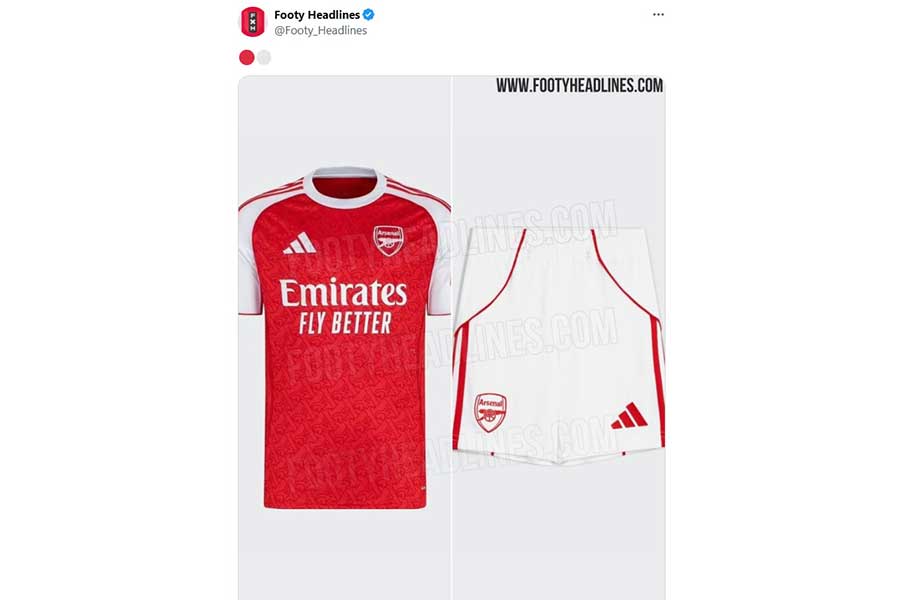 (写真は「Footy Headlines」公式Xより)