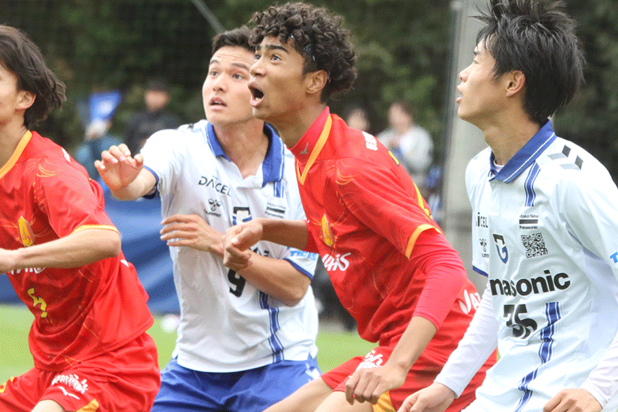 名古屋U-18のオディケチソン太地【写真:FOOTBALL ZONE編集部 】