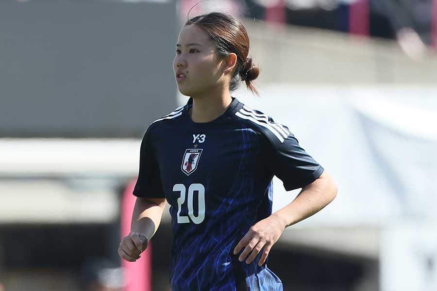 なでしこジャパンの松窪真心【写真：柳瀬心祐】