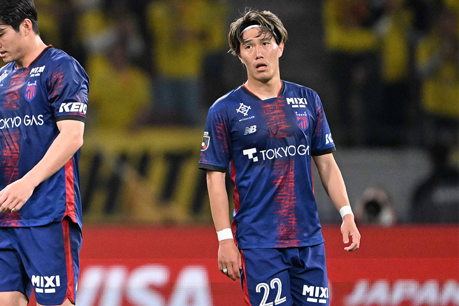 柏戦の後半途中から出場した遠藤渓太【写真:徳原隆元】