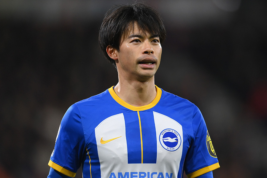 三笘薫はブライトンファンからも大人気【写真：Getty Images】